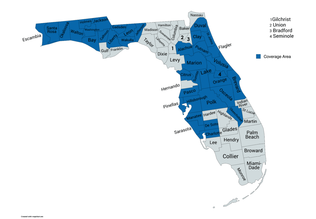 list now realty coverage map